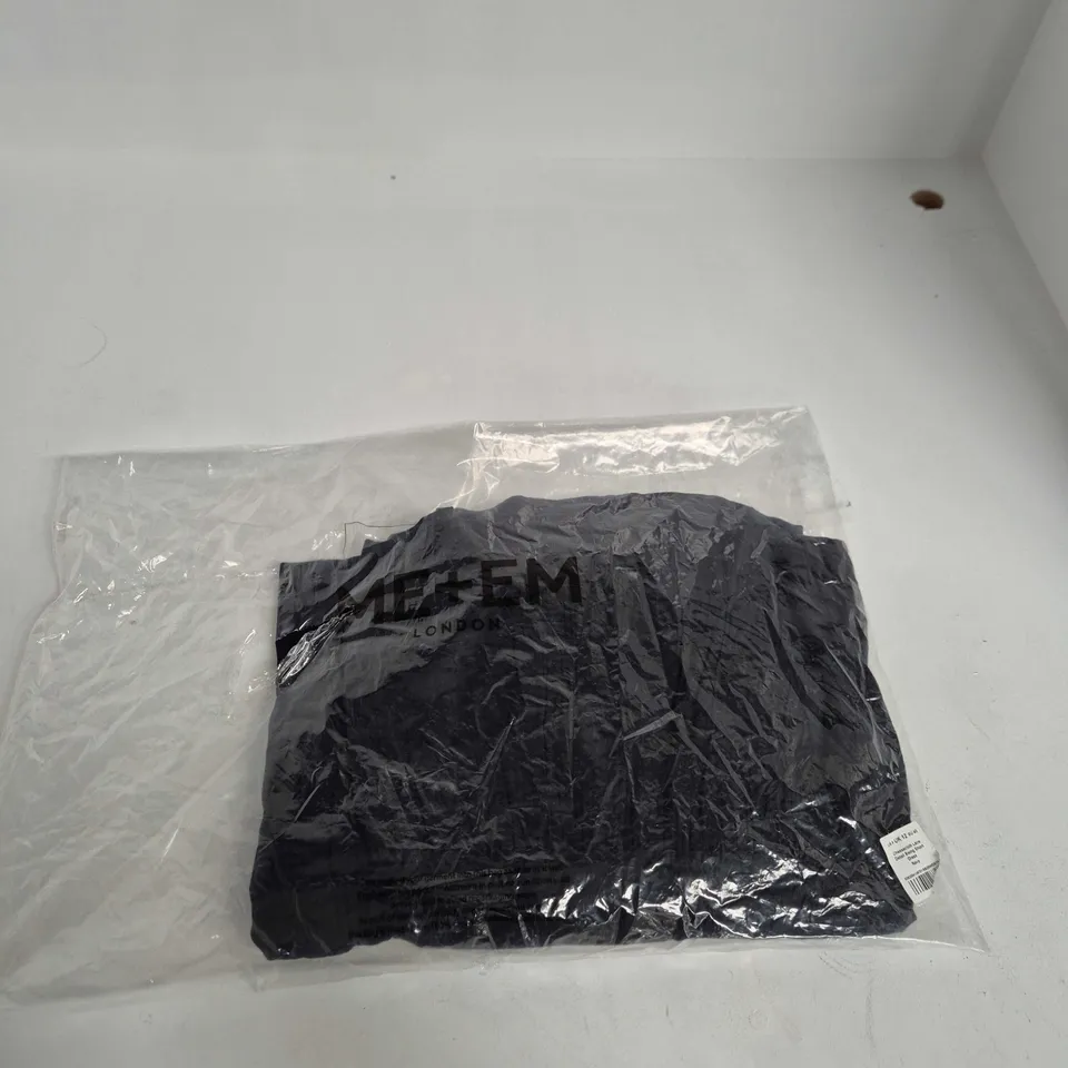 ME + EM UK 12 NAVY CHEESCLOTH LACE DETAIL SWING SHORT DRESS (US 8, EU 40)