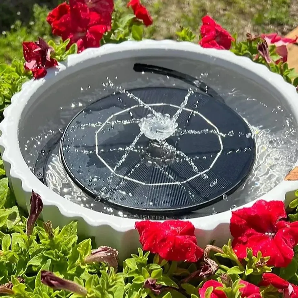 SFIXX SOLAR WATER FOUNTAIN WITH REMOTE