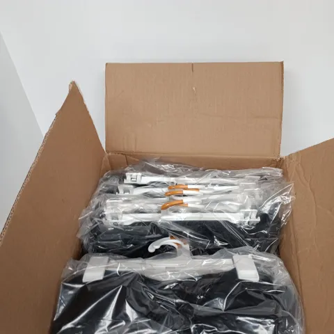 BOX OF APPROXIMATELY 12 BLACK BRAS IN ASSORTED SIZES 