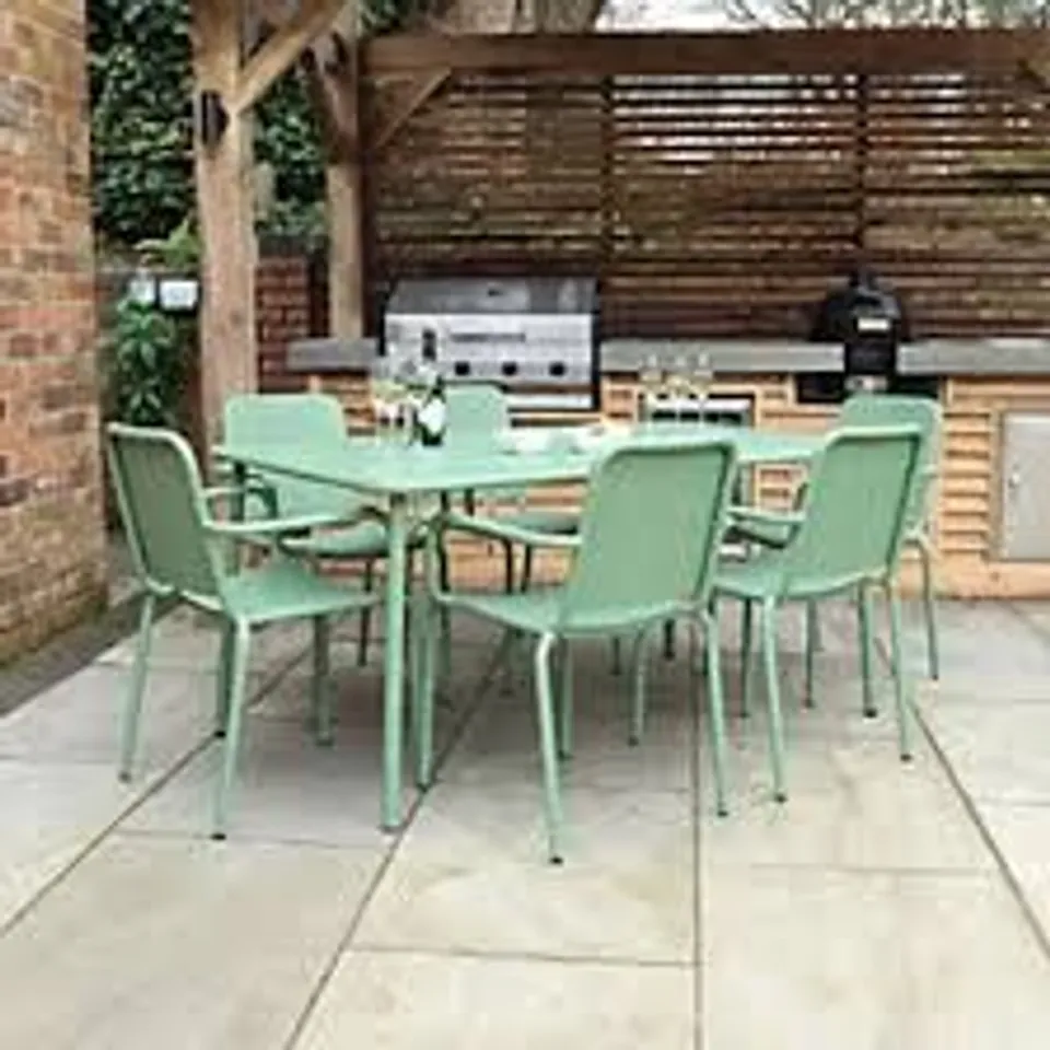 BOXED PORTO 160 x 90cm RECTANGULAR DINING TABLE - OLIVE (1 BOX)