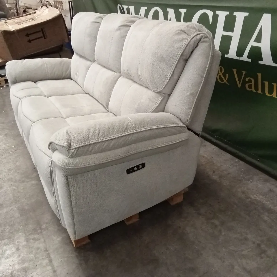 COOMER 3 SEATER POWER RECLINER SOFA - FABRIC