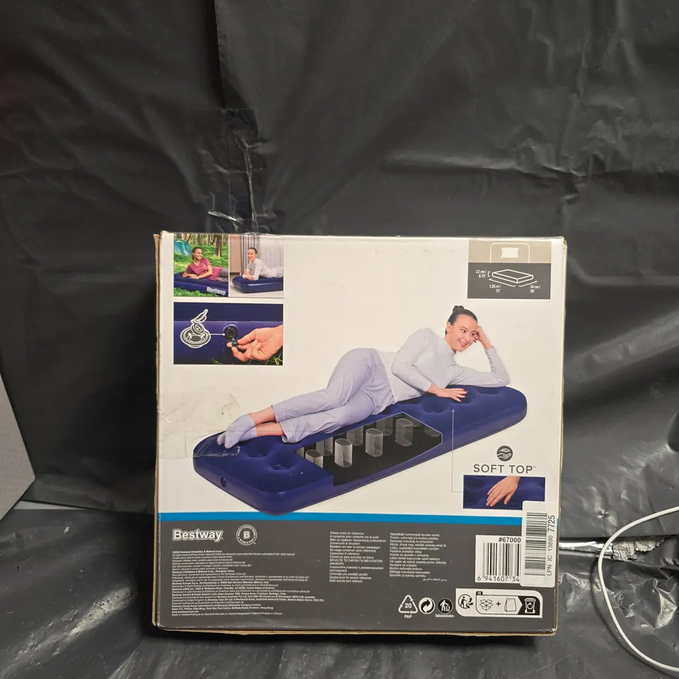 BESTWAY SOFT TOP INFLATABLE AIR BED – BOXED 