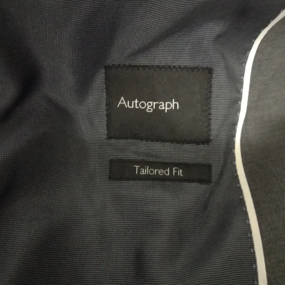 M&S FULL SUIT INCLUDING TROUSERS, SHIRT AND WAISTCOAT AND JACKET - SEE SIZES BELOW