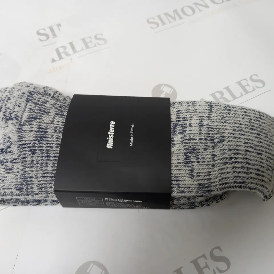 FINISTERRE KELSON SOCK PAIR IN NAVY MARL - 7-9