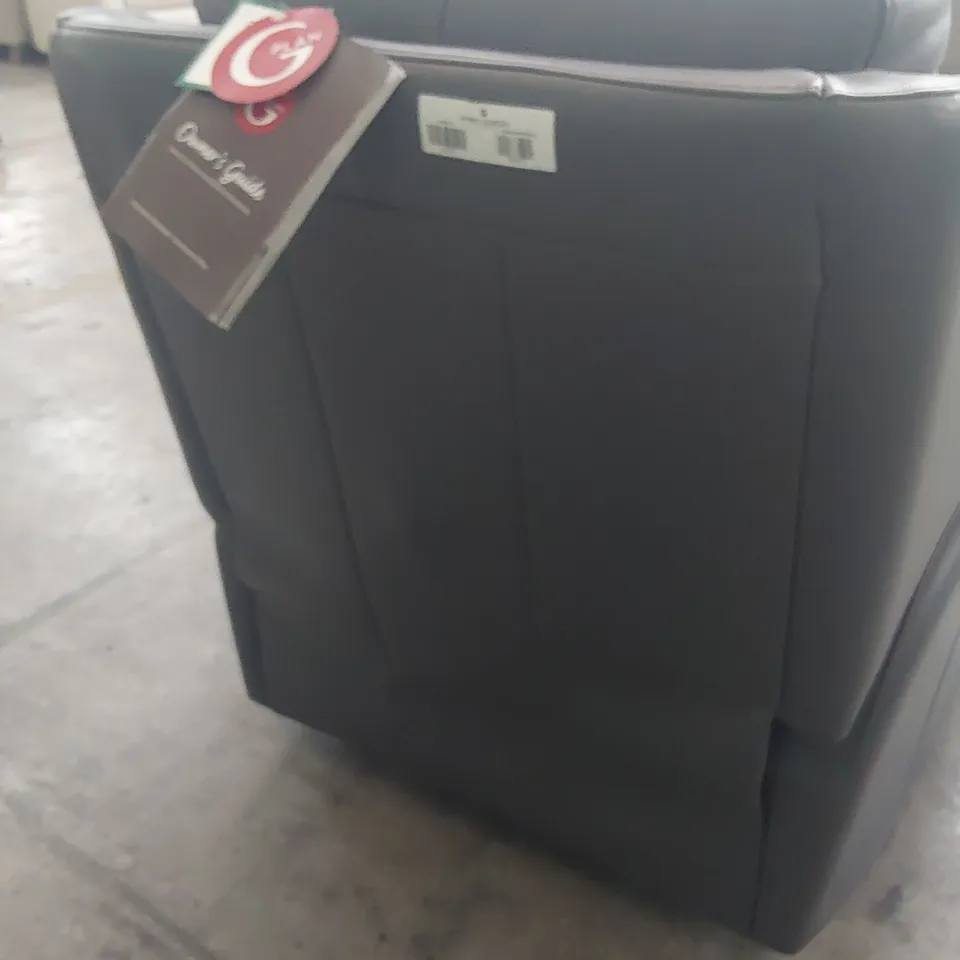 QUALITY BRITISH DESIGNER G PLAN SEATTLE POWER RECLINING EASY CHAIR GIRONA SMOKE LEATHER 