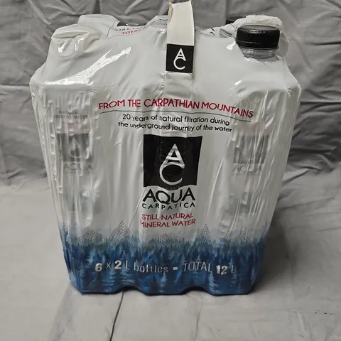 6 X AQUA CARPATICA STILL MINERAL WATERS - 6 X 2L
