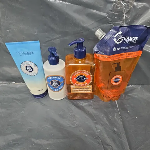 L'OCCITANE 4 PIECE SHEA SUMMER BODYCARE COLLECTION