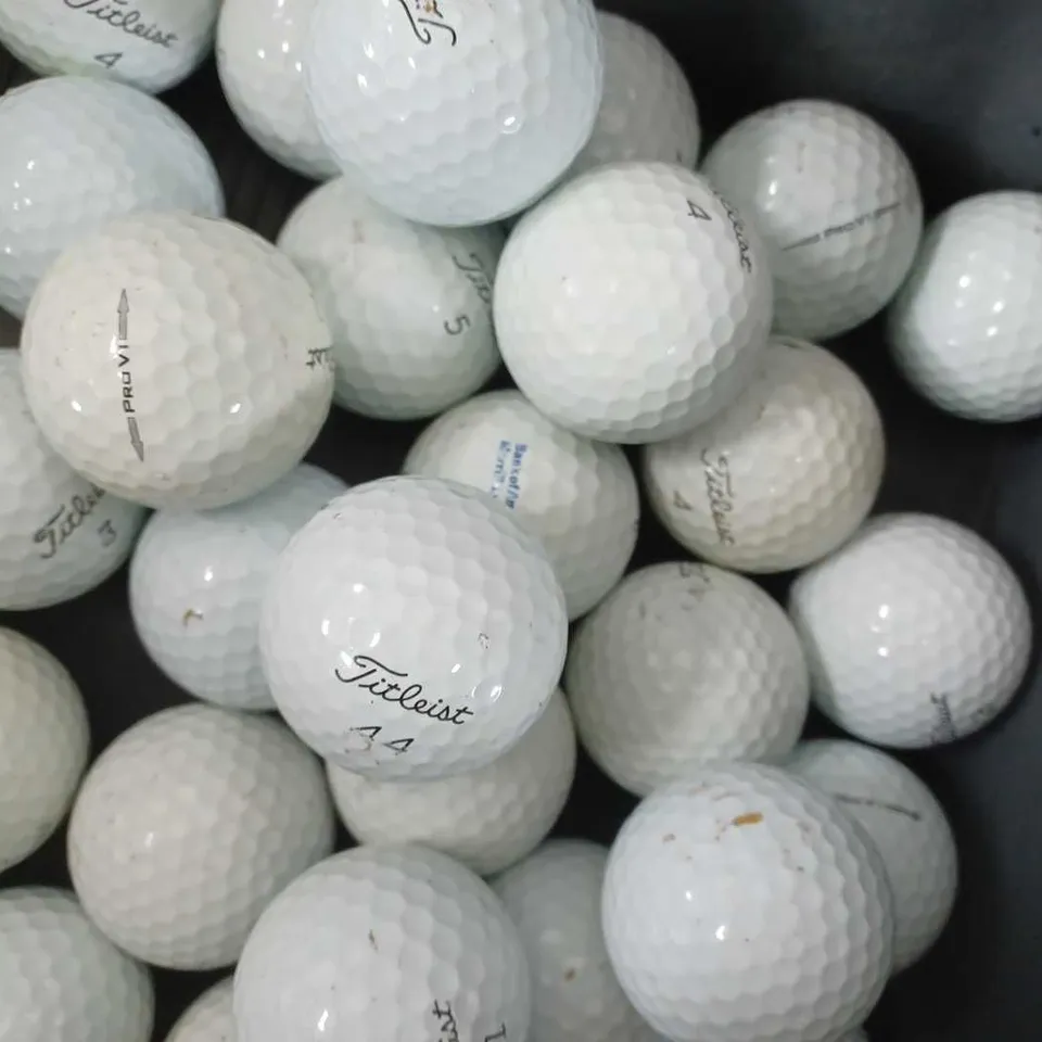 APPROXIMATELY 40 ASSORTED GOLF BALLS