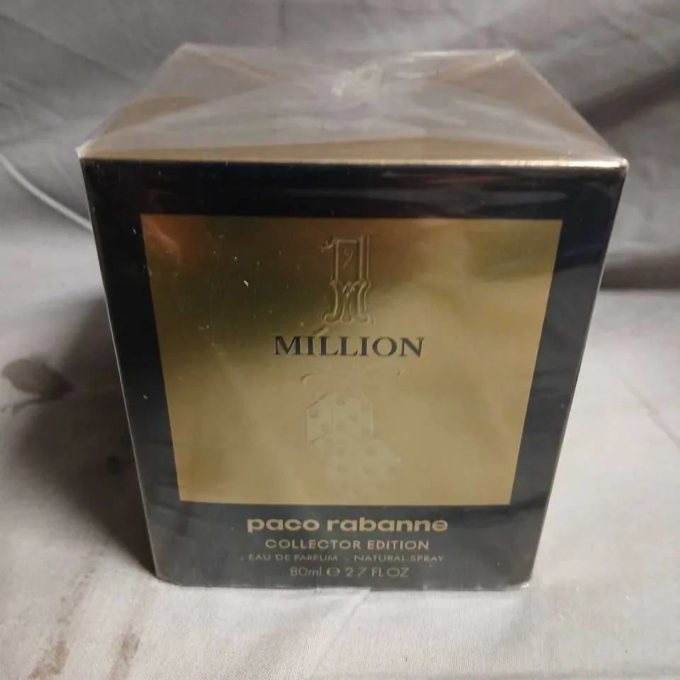 BOXED AND SEALED  MILLION PACO RABANNE COLLECTOR'S EDITION EAU DE PARFUM 80ML