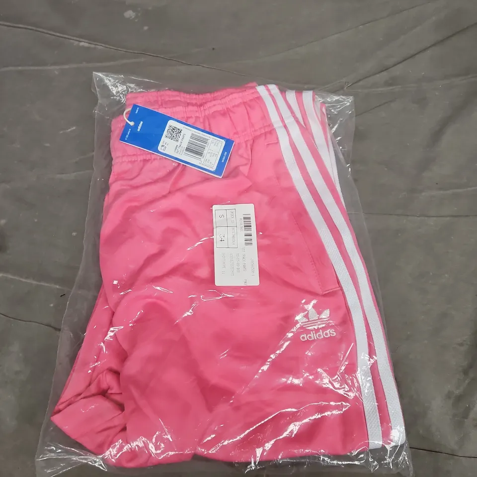 ADIDAS PINK TRACKSUIT BOTTOMS - SIZE AGES 15.16 YRS