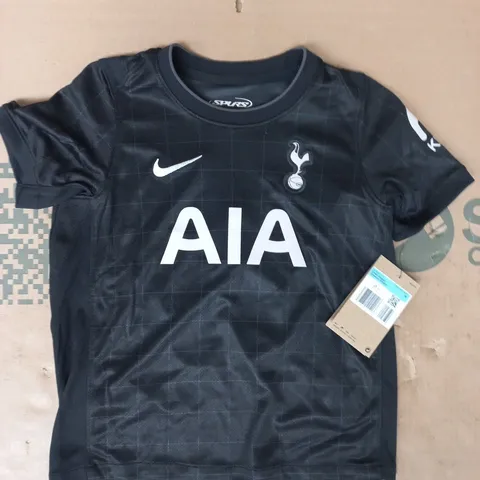 NIKE KID'S PERSONALISED UNISEX TOTTENHAM HOTSPUR AWAY JERSEY IN BLACK SIZE MEDIUM