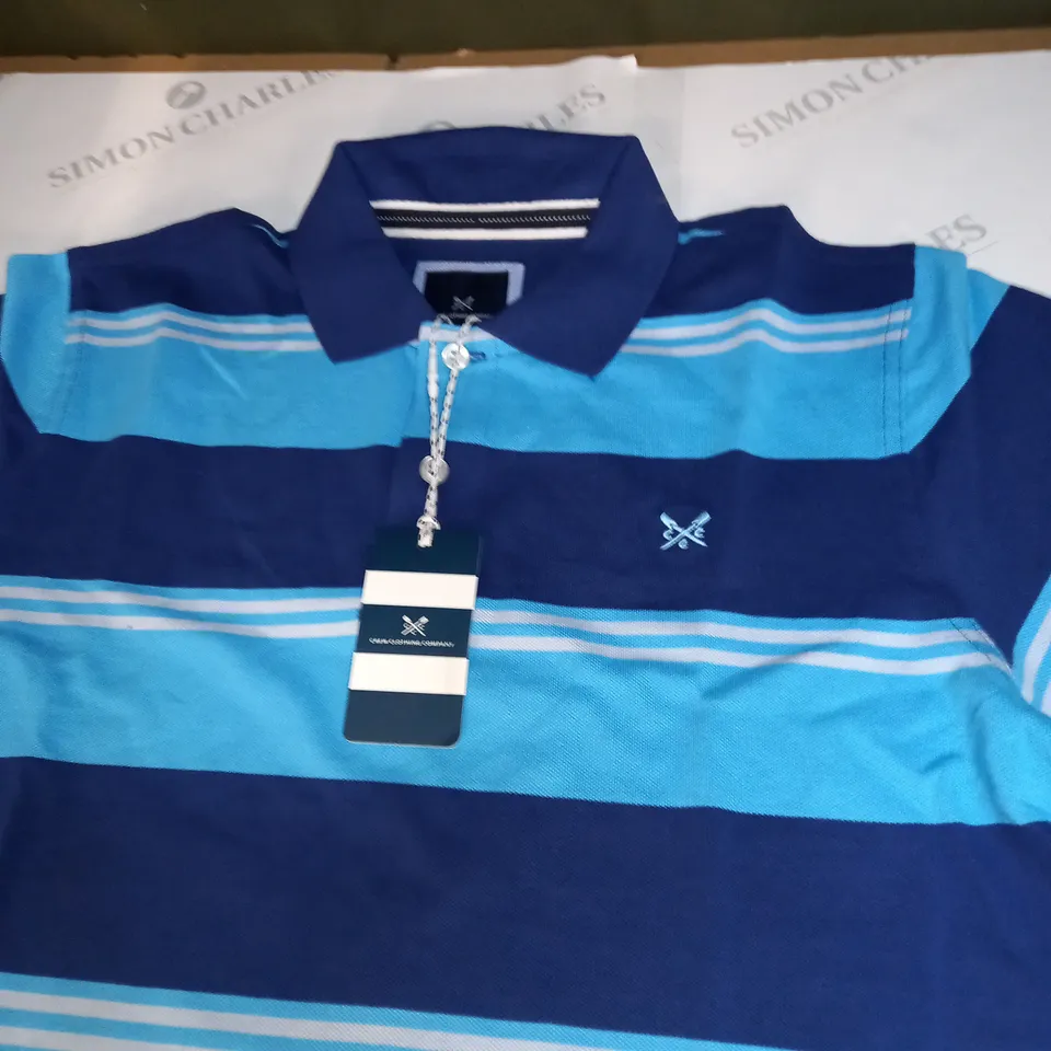CREW CLOTHING COMPANY PENRITH POLO SHIRT SIZE L