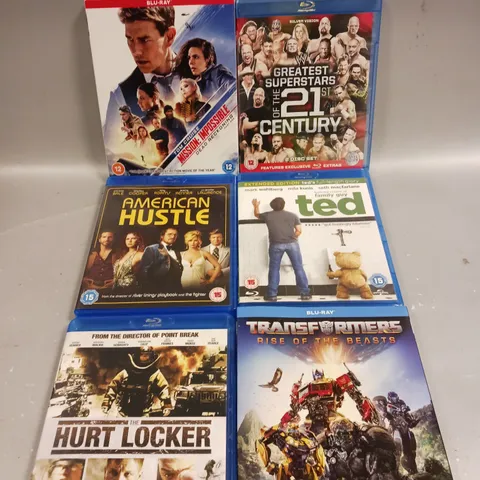 13 X ASSORTED BLU-RAY FILMS TO INCLUDE AMERICAN HUSTLE, TED, TRANSFORMERS ETC