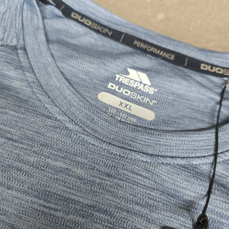 TRESPASS RUNCREEK 20 ACTIVE TOP IN BLUE - XXL