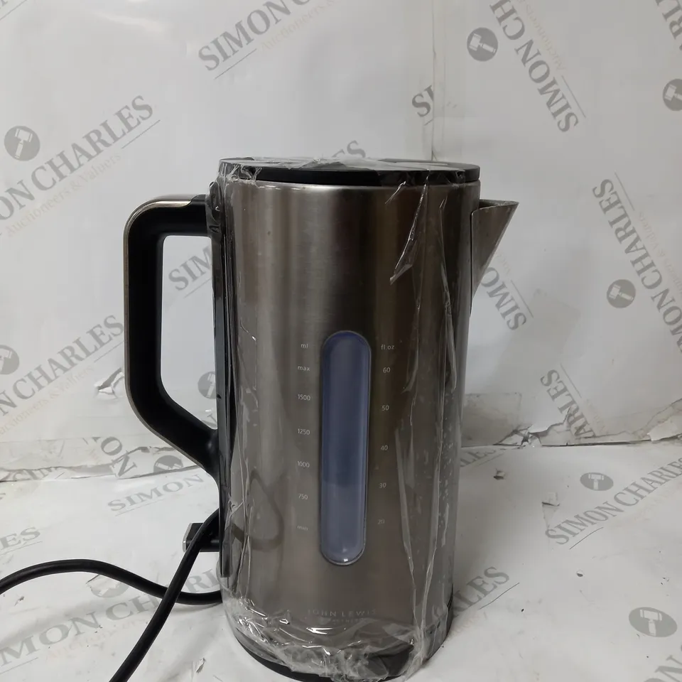 JOHN LEWIS STAINLESS STEEL KETTLE 