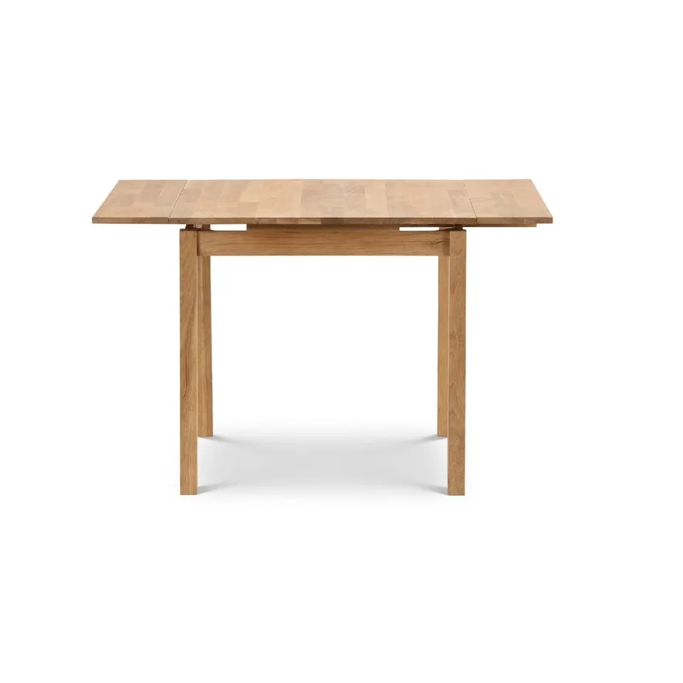 BOXED CARAMEL OAK SOLID WOOD DINING TABLE 