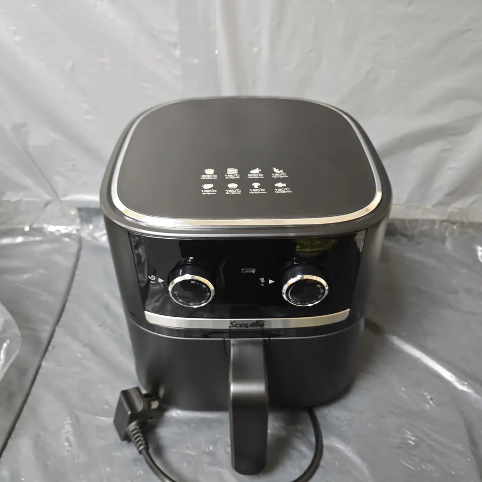 BOXED SCOVILLE 4L MANUAL AIR FRYER