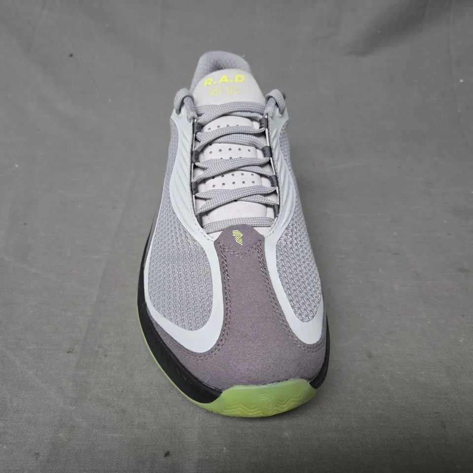 PAIR OF R.A.D ONE SHOES IN GREY/GREEN UK SIZE 9.5