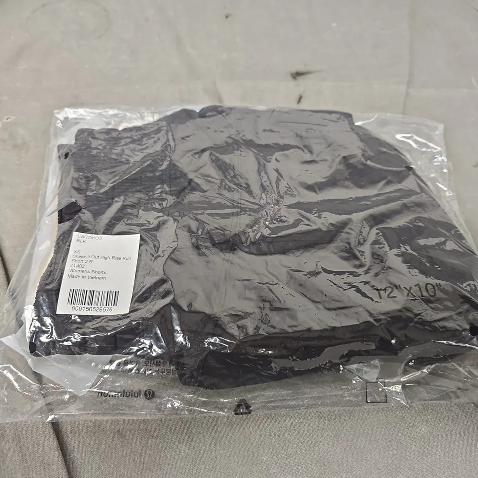 LULULEMON HIGH RISE RUNNING SHORTS SIZE XS