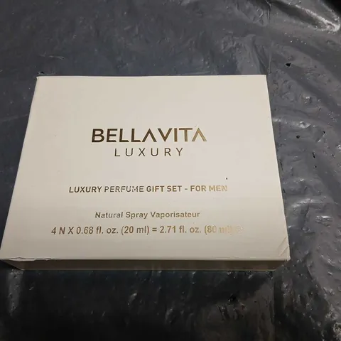 BOXED BELLAVITA LUXURY PERFUME GIFT SET FOR MEN 4 X 20ML