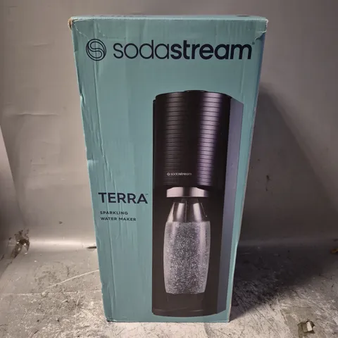 BOXED SODA STREAM TERRA SPARKLING WATER MAKER 