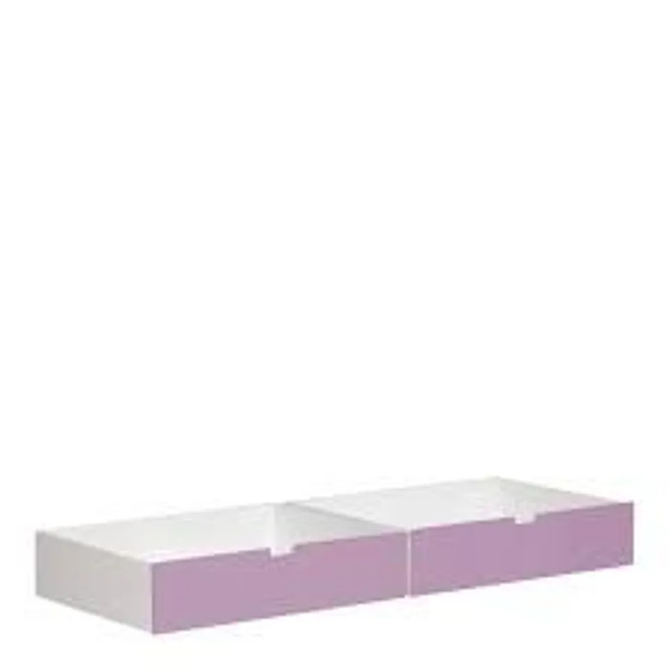BOXED MANIS-2 UNDERBED DRAWERS IN DUSTY ROSE
