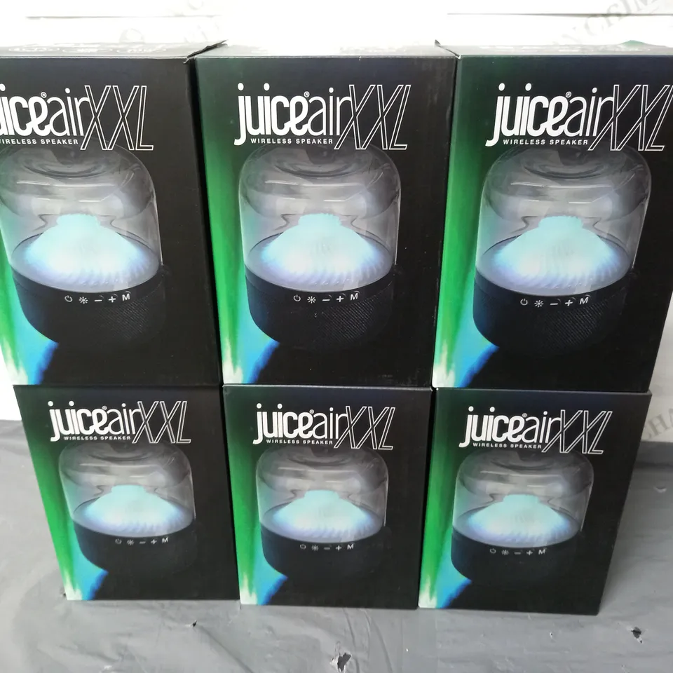 LOT OF 6 BRAND NEW JUICEAIR XXL WIRELESS SPEAKERS