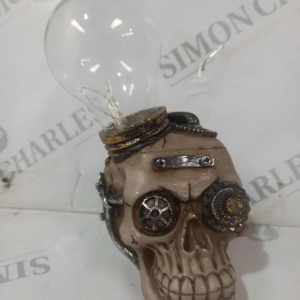 BOXED NEMESIS NOW BRIGHT IDEA STEAMPUNK SKULL LIGHT