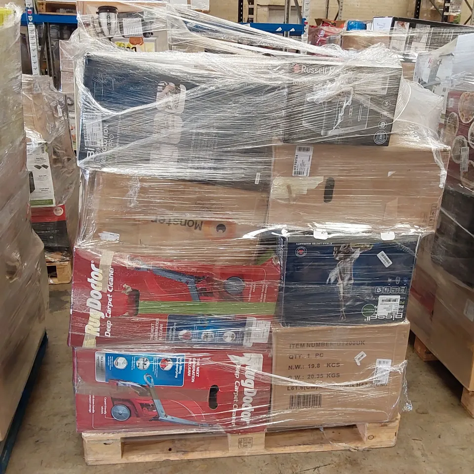 PALLET OF APPROXIMATELY 24 UNPROCESSED RAW RETURN HOUSEHOLD AND ELECTRICAL GOODS TO INCLUDE;