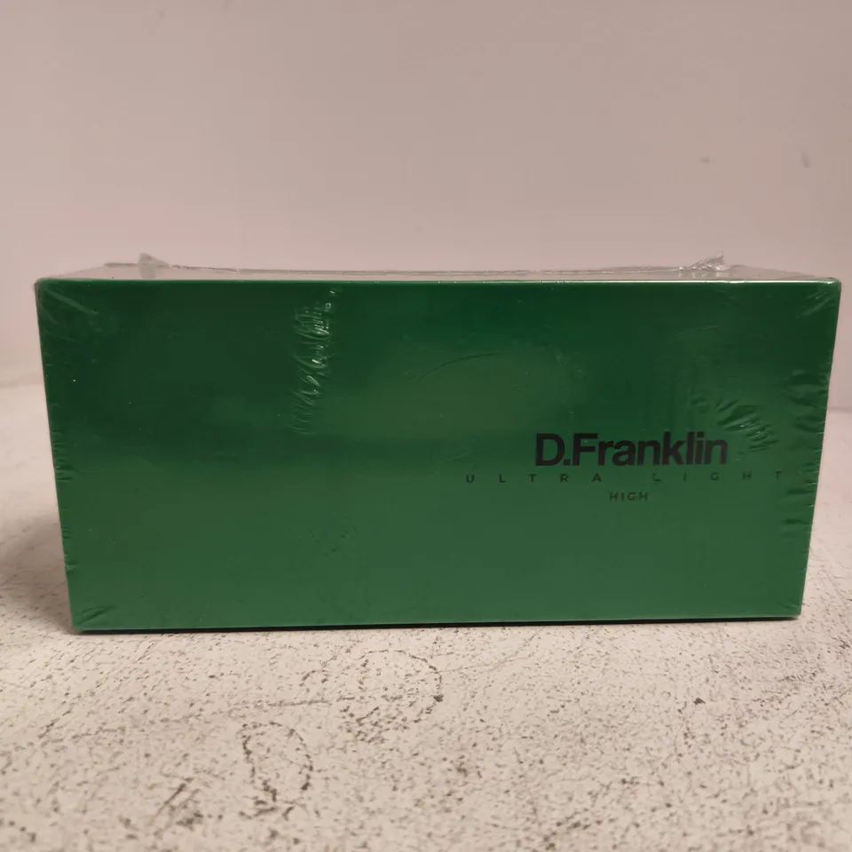 BOXED AND SEALED D.FRANKLIN ULTRA LIGHT SQ HIGH BLACK/BLACK UNISEX SUNGLASSES WITH UV PROTECTION LENSES