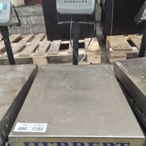 HERBERT COMMERCIAL POSTAL SCALES, PLATFORM SCALE HEAVY DUTY DIGITAL ELECTRONIC COMPUTING INDUSTRIAL WEIGHING