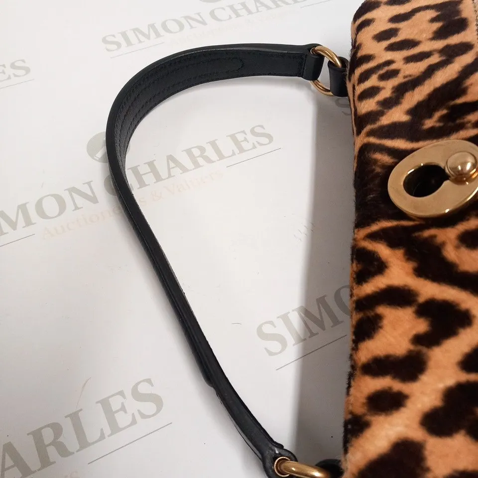 YVES SAINT LAURENT BORSA MUSE TWO BIG LEOPARD HANDBAG