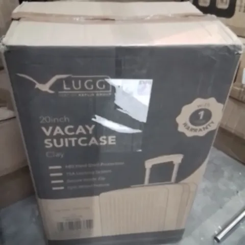 BOXED LUGG 20INCH VACAY SUITCASE CLAY