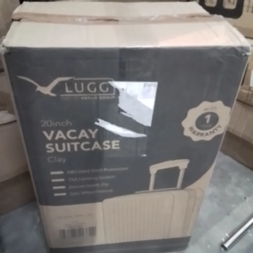 BOXED LUGG 20INCH VACAY SUITCASE CLAY