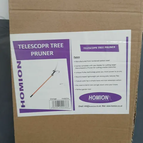 BOXED HOMION TELESCOPR TREE PRUNER IN ORANGE