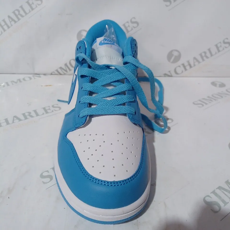 PAIR OF NIKE TRAINERS IN BLUE/WHITE UK SIZE 8.5