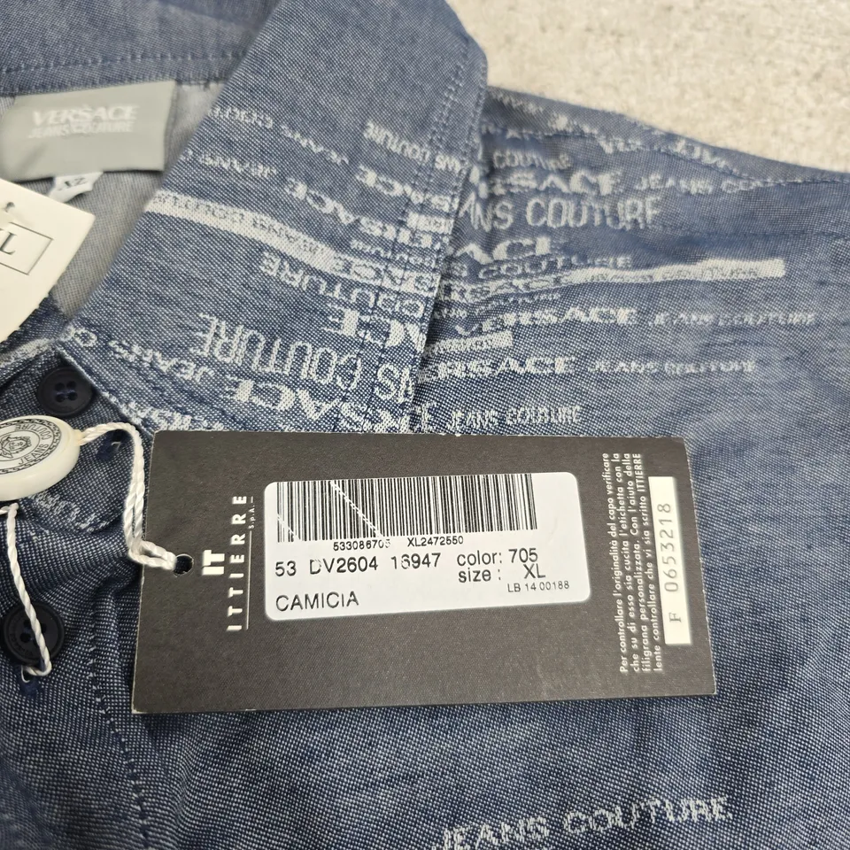 VERSACE JEANS COUTURE DENIM SHIRT – XL
