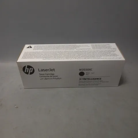 BOXED HP LASERJET TONER CARTRIDGE IN BLACK W2030XC