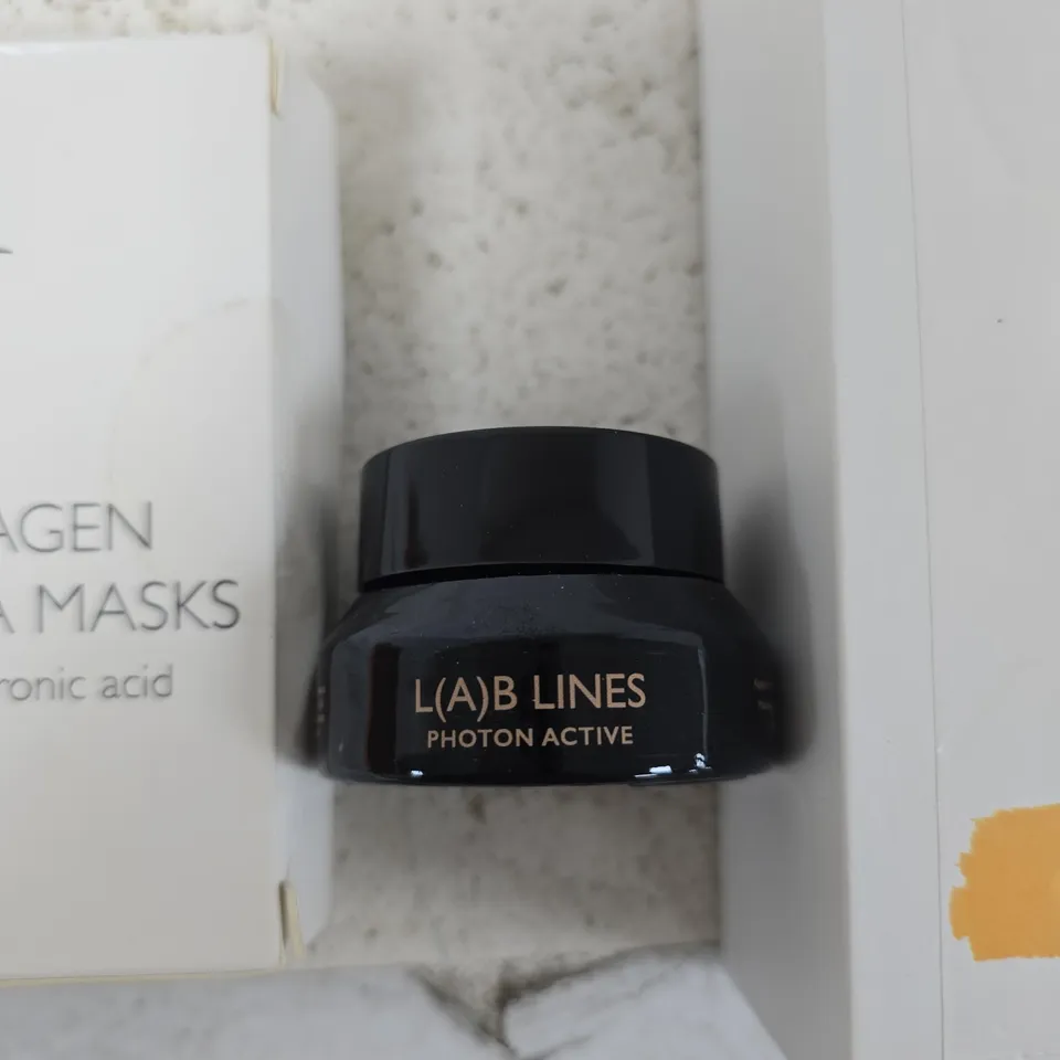 L(A)B LINES PHOTON ACTIVE, LIP PLUMPER AND ROSE GOLD COLLAGEN LIP PLUMPING PLASMA MASKS