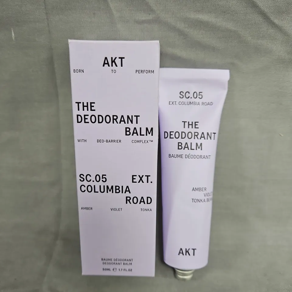 AKT THE DEODORANT BALM - 60ML AMBER VIOLET TONKA (BOXED)