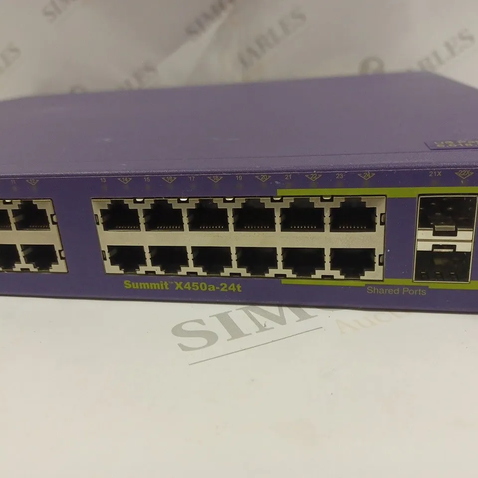 UNBOXED EXTREME NETWORK SUMMIT X450A-24T