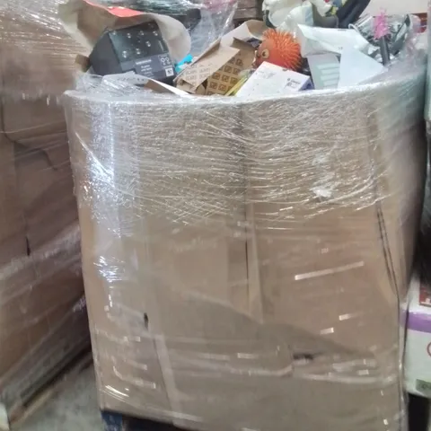PALLET OF ASSORTED HOUSEHOLD GOODS AND PRODUCTS TO INCLUDE;LED LIGHTS,KIDS TOYS,CUTLERY,CUPS,ETC