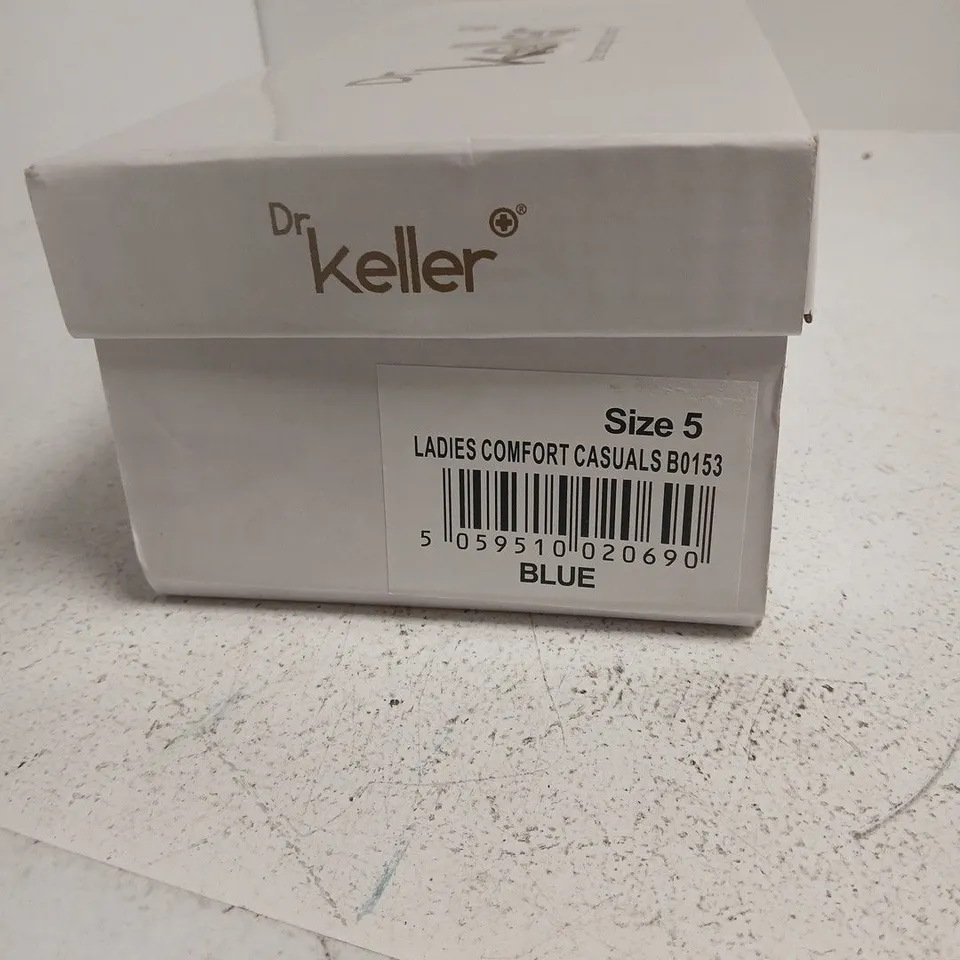 UK 5 DR KELLER LADIES COMFORT CASUALS – BLUE