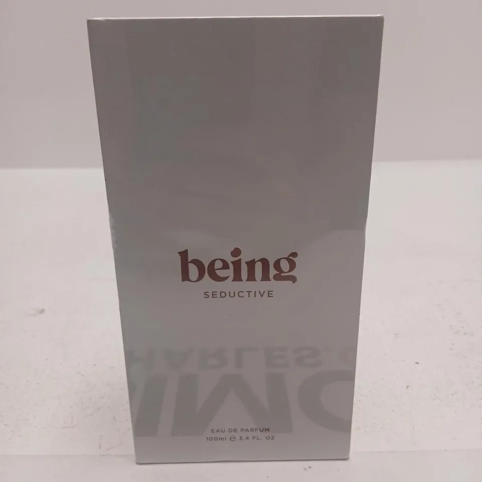 BOXED AND SEALED BEING SEDUCTIVE EAU DE PARFUM 100ML