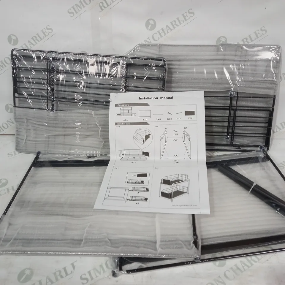 BOXED UNBRANDED METAL STORAGE TRAYS