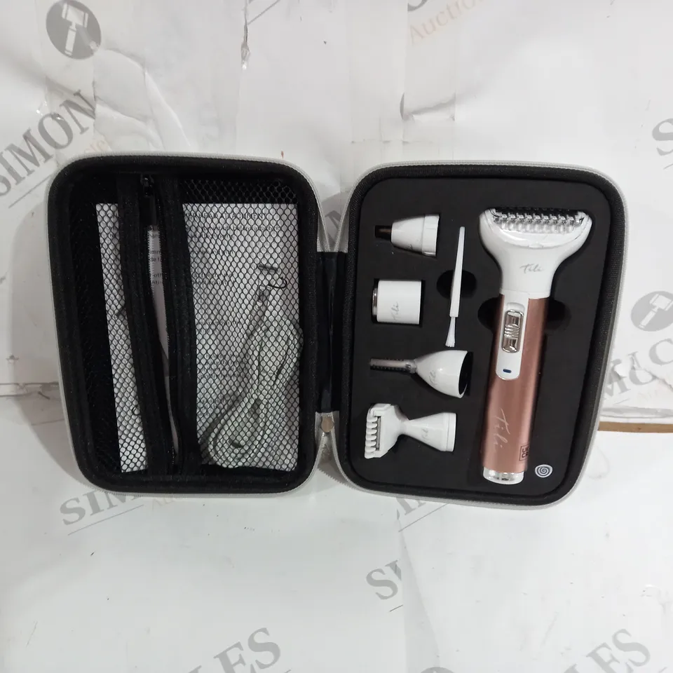 BOXED TILI 5-IN-1 MULTI-FUNCTIONAL HAIR REMOVAL KIT PINK