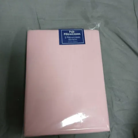 PAIR PINK PILLOWCASES, 50X70 CM (2 PCS)