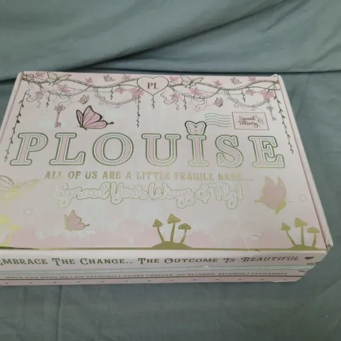 BOXED PLOUISE ALL OF US ARE A LITTLE FRAGILE BABE SPREAD YOUR WINGS AND FLY SEALED GIFT SET