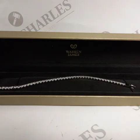BOXED WARREN JAMES STONE LINK BRACELET
