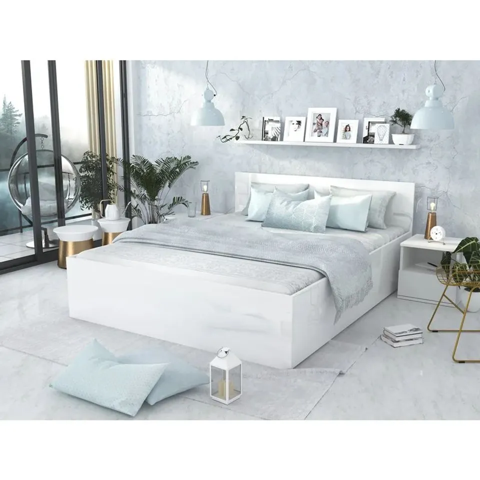 BOXED EBERN DESIGNS MASSIVHOLZBETT AUDRIENNA BED // SIZE UNSPECIFIED (3 BOXES) 